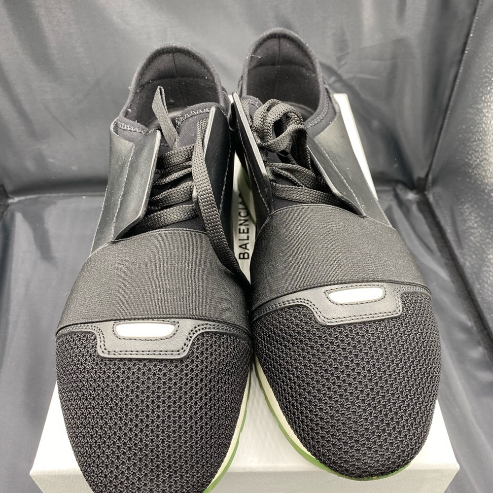 Balenciaga Men's Black and Gray Sneakers